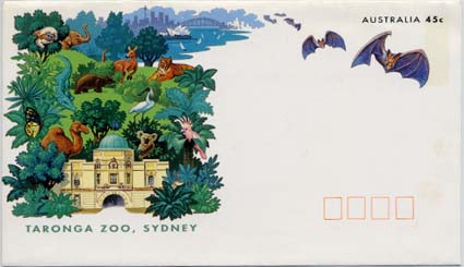 タロンガ動物園の封筒