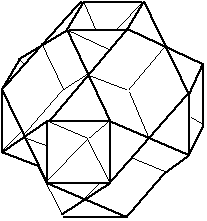  ひし形１２面体のH字組み