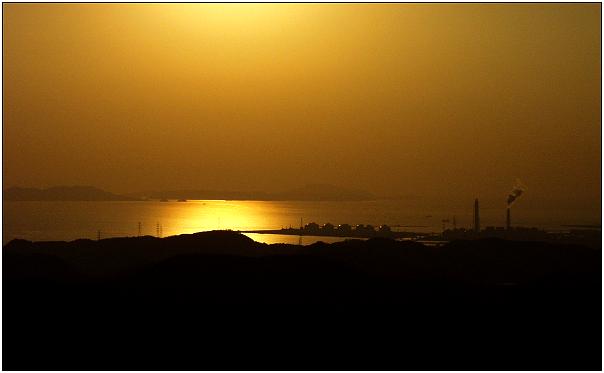 ������쐼���ʂ̗[��   Photo By 2000.1.4  