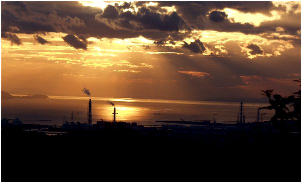 ������쐼���ʂ̗[��   Photo By 2001.11.13